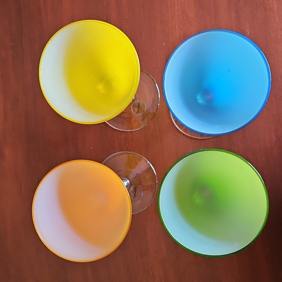 Artland Vibrant Handmade Wine Glass Vintage Retro Drink Set